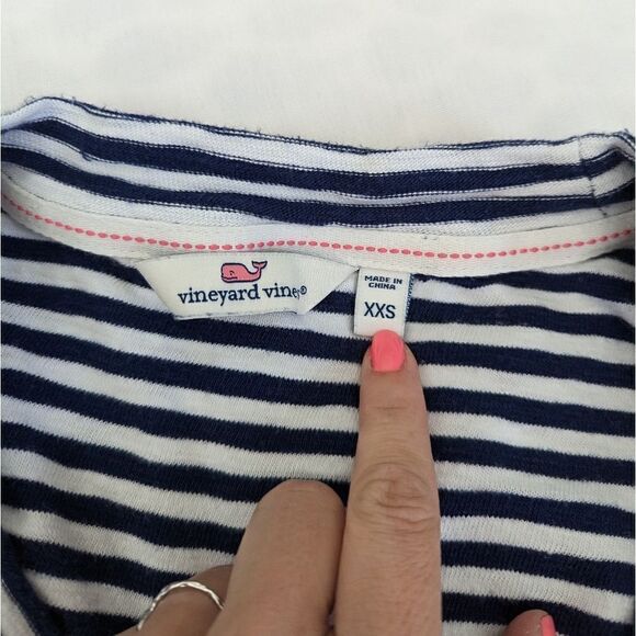 Vineyard Vines XXS Striped T-shirt Dress - Picture 6 of 7